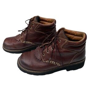 Ariat Canyon Womens Ankle Hiking Boots Brown/Copper Leather Round Toe Lace Up